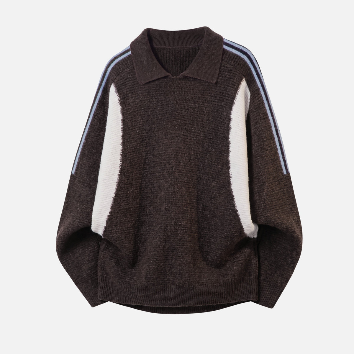 Vintage Colorblock Polo Sweater
