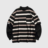 Striped Two-Layered Cityboy Sweatshirt