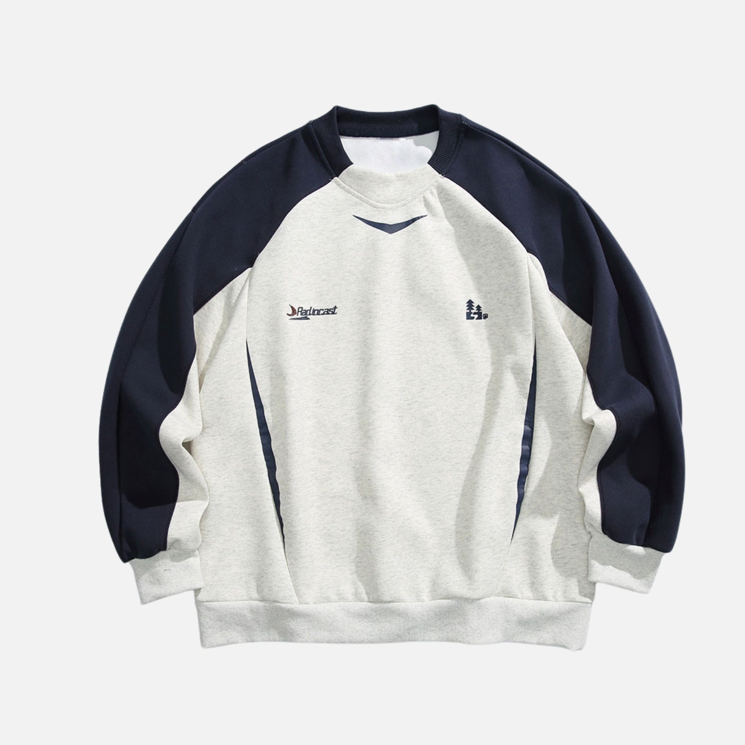 Streetwear Colorblock Crewneck Sweatshirt