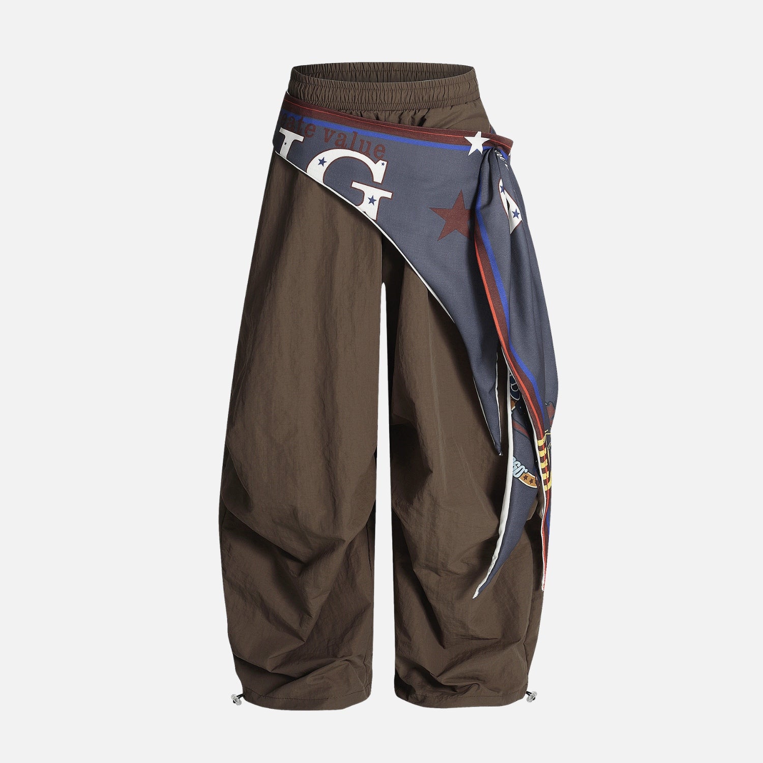 Vintage Paratrooper Wide-Leg Pants