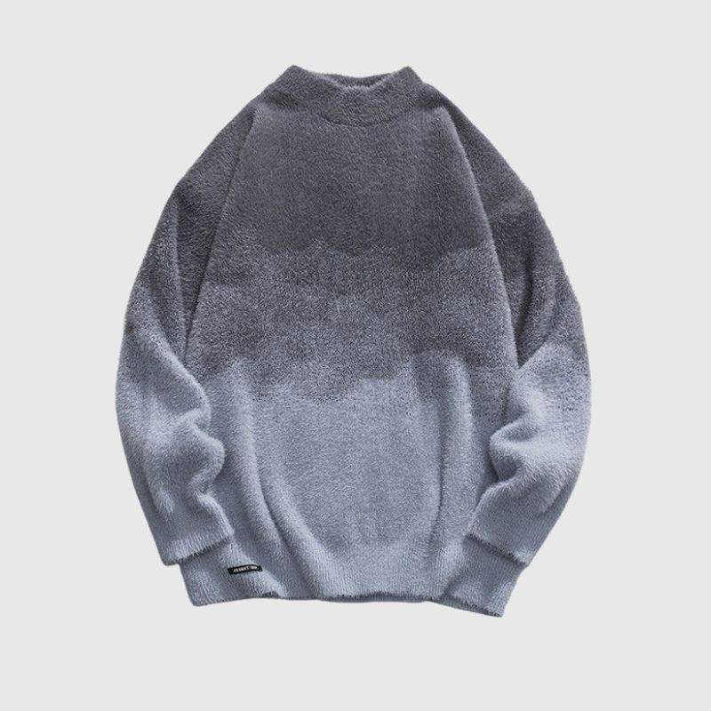 Vintage Ombre Turtleneck Sweater