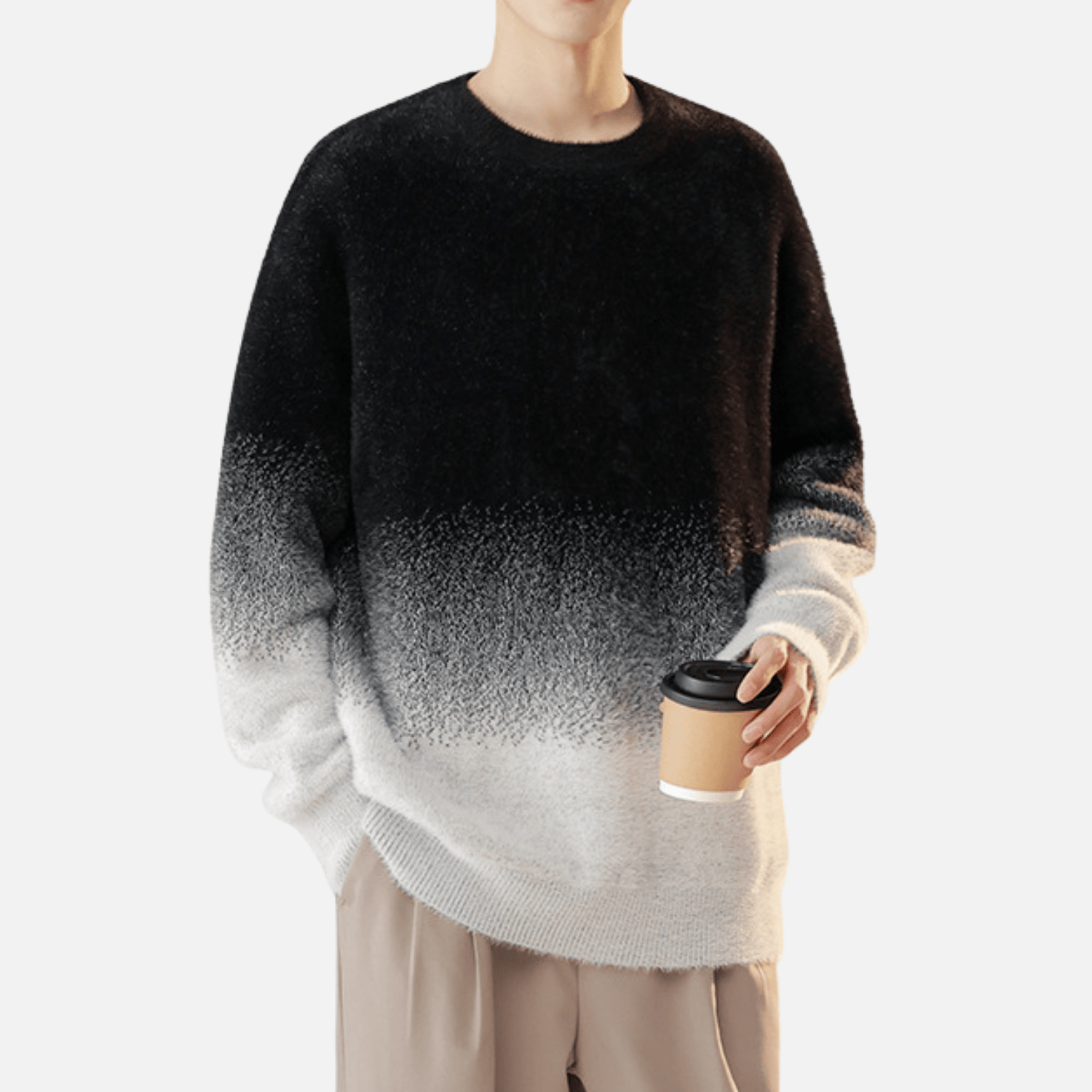 Gradient Knit Pullover