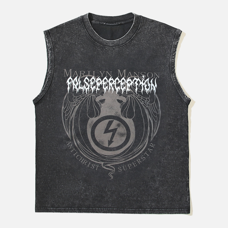 Vintage Print Tank Top