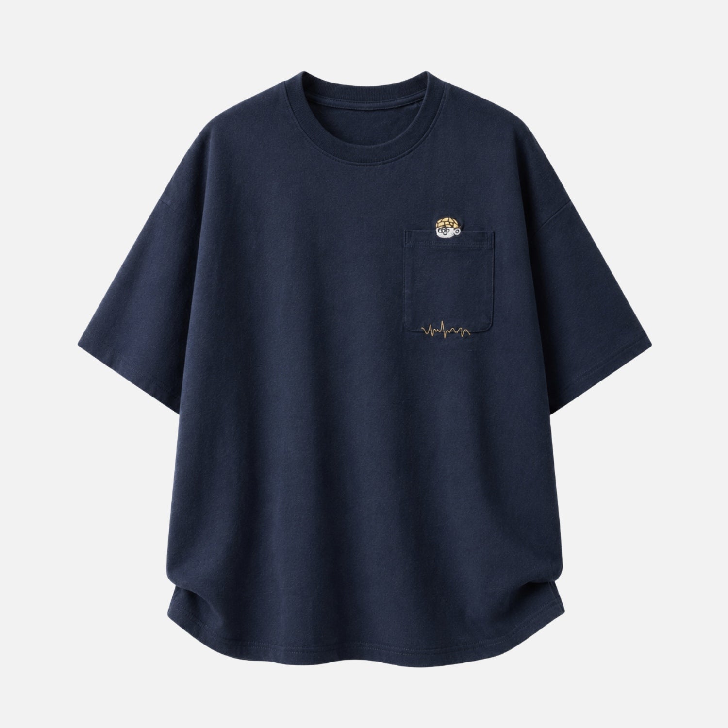 Retro Embroidery Cotton T-Shirt