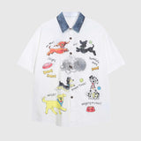 Playful Animal Print Shirt