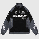 Racing Style Zip Sweatshirt