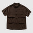 Brown Casual Utility Shirt