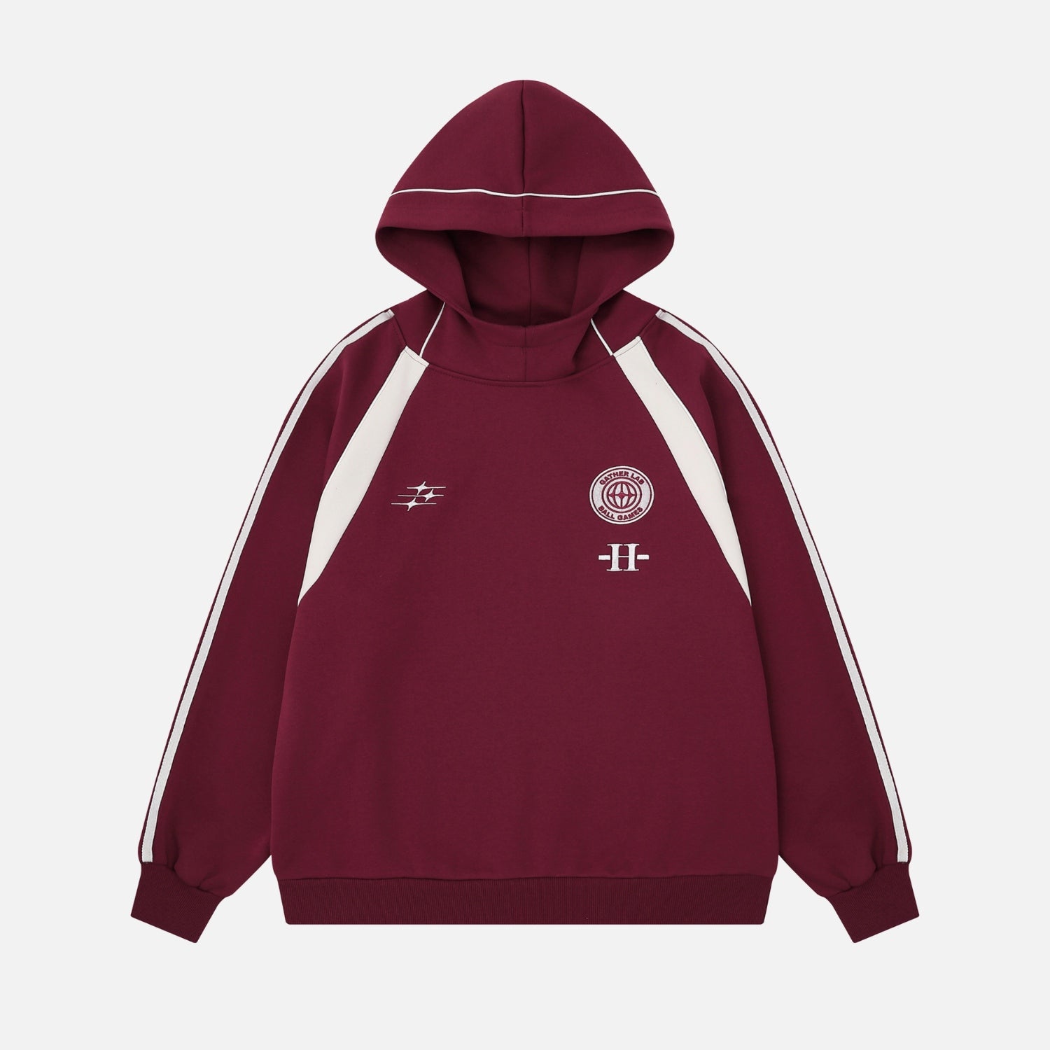 Vintage Colorblock-Raglan-Hoodie