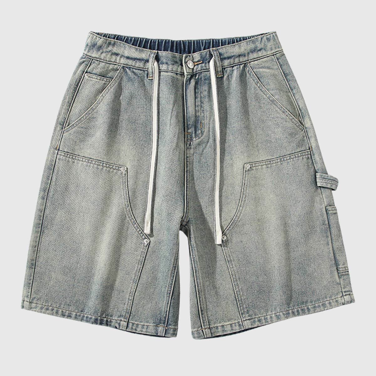 Lässige Cargo-Shorts aus Denim