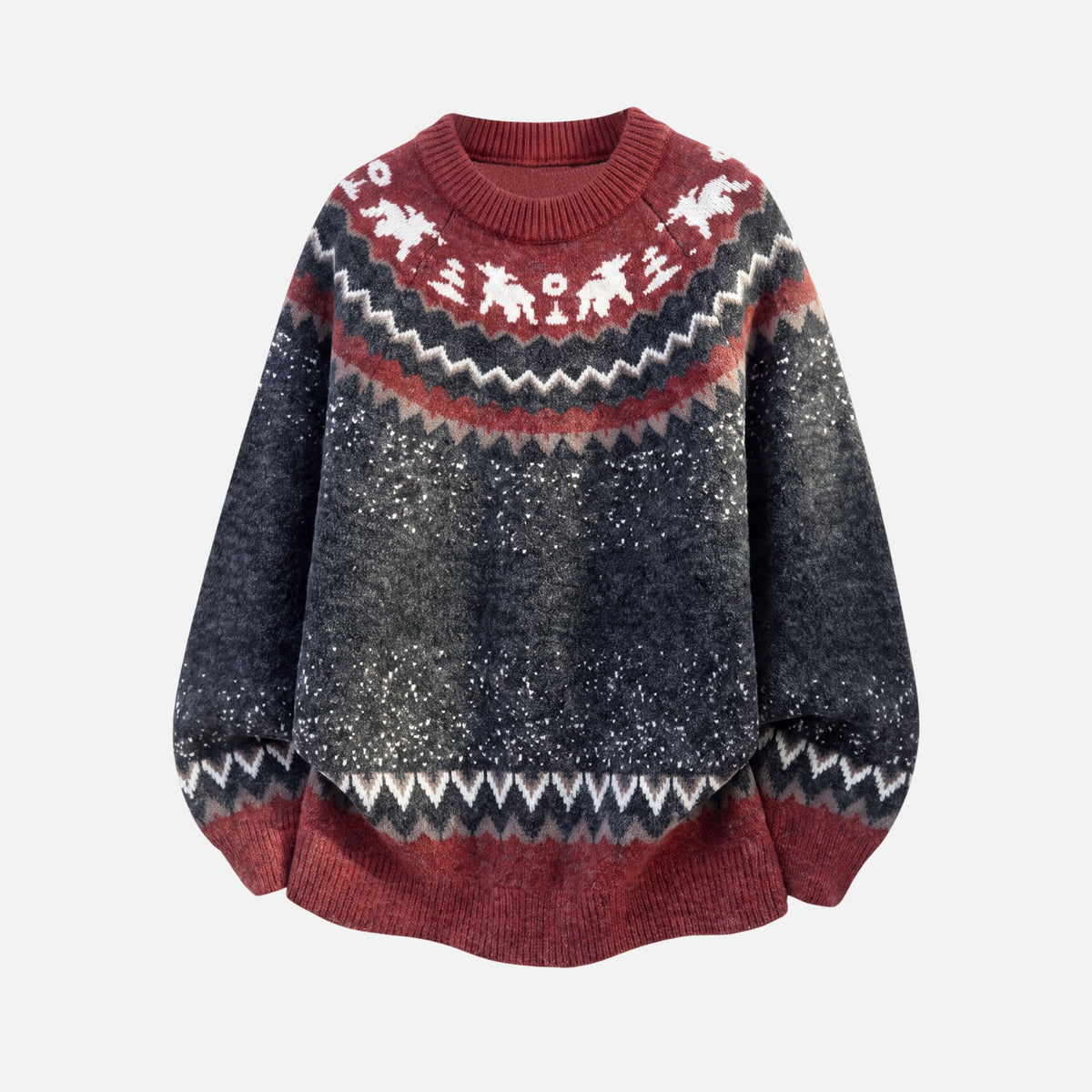 Vintage Fair Isle Jacquard Sweater