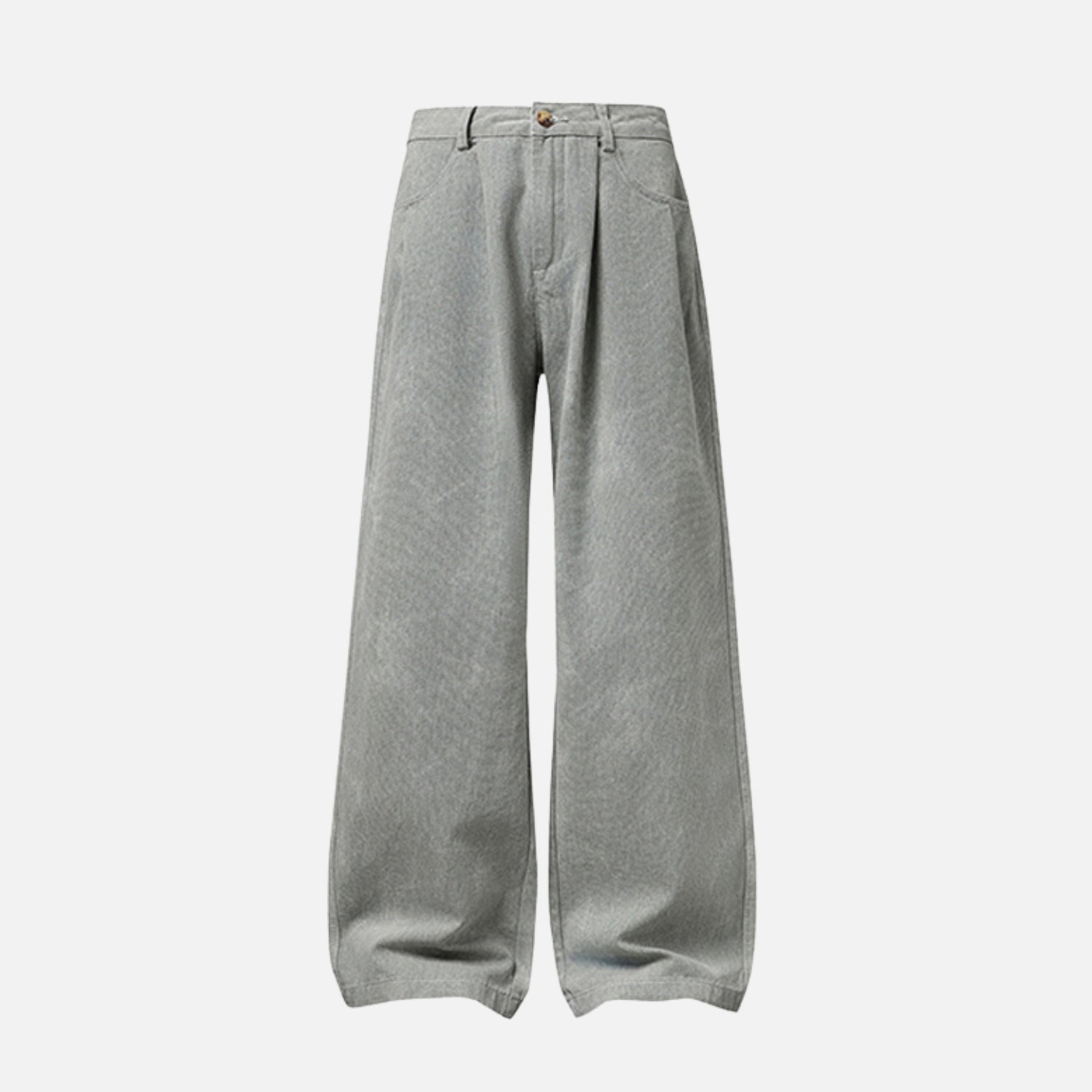 Old-Money Washed Denim Pants