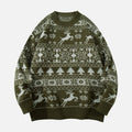 Reindeer Christmas Knit Sweater