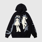 Abstract Shadow Graphic Hoodie