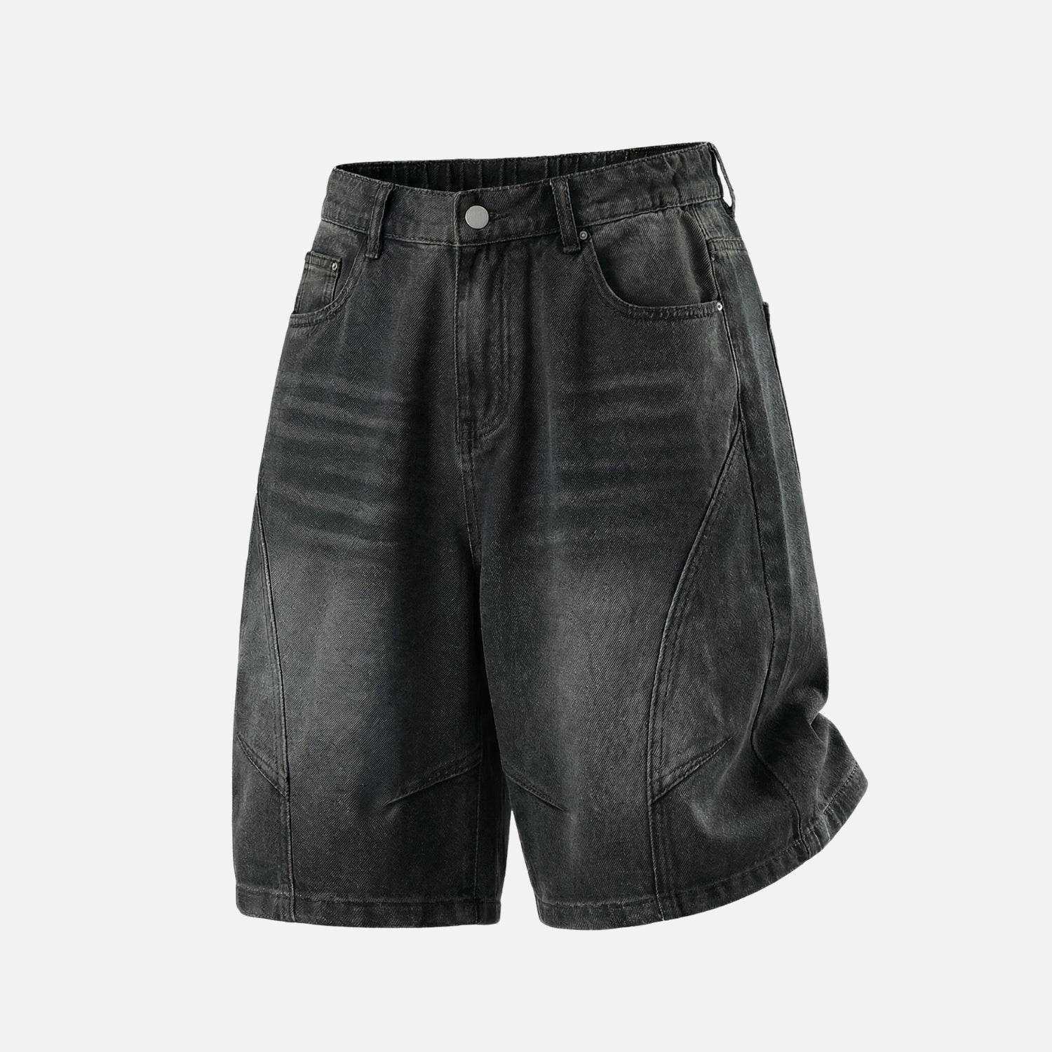 Vintage Washed Denim Shorts