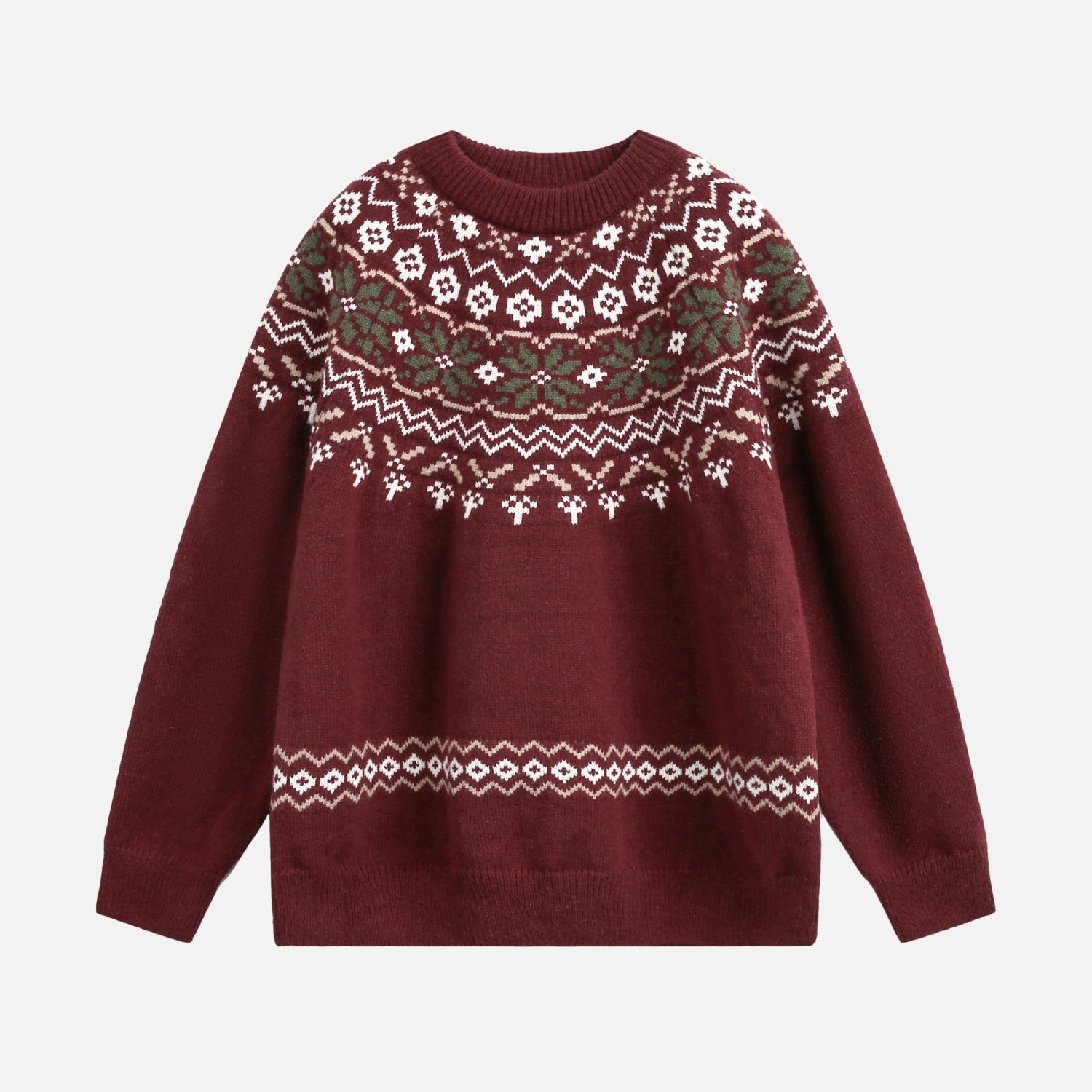 Fair Isle Knit Sweater