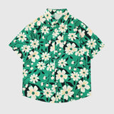 Green Floral Shirts