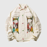Ethnic Floral Patchwork Jacket