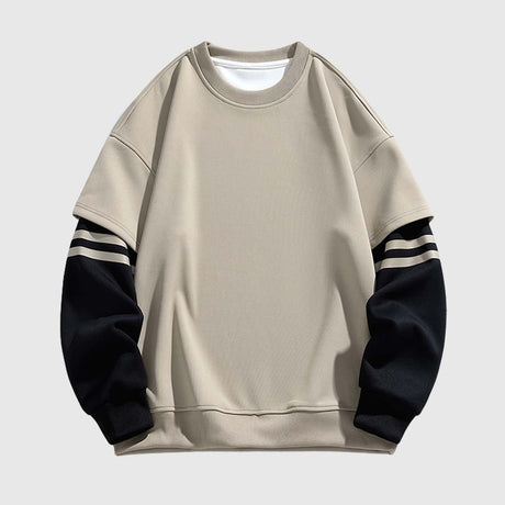 Two-Tone Sleeve Sweatshirt