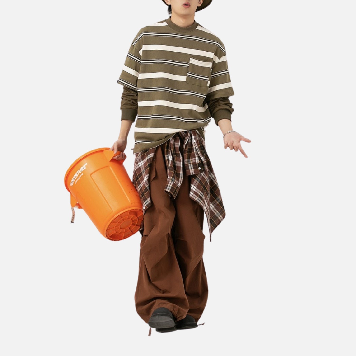 Striped Two-Layered Cityboy Sweatshirt