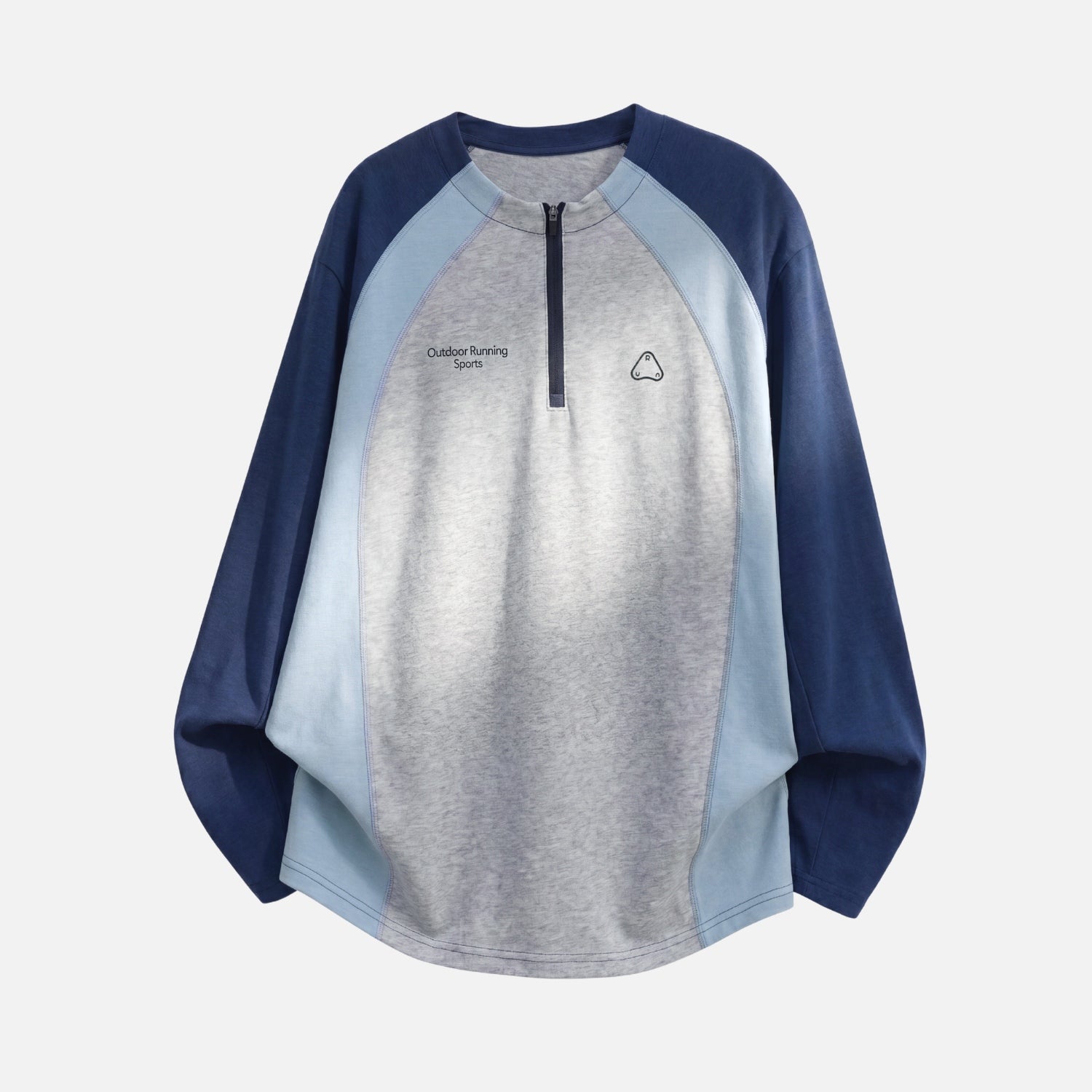 Cooling Half-Zip Raglan Long Sleeve Tee