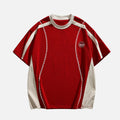 Colorblock "Baseball" Cotton Tee