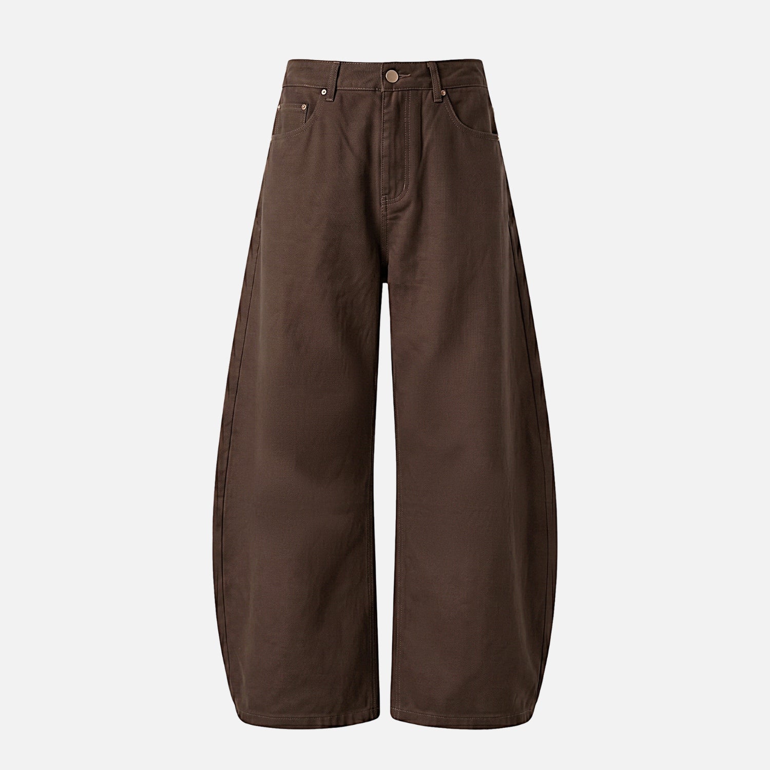Twill Baggy Cotton Pants