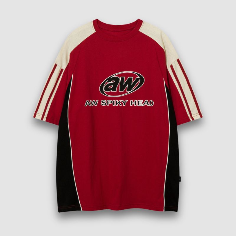 Patchwork Racing Cotton Tee