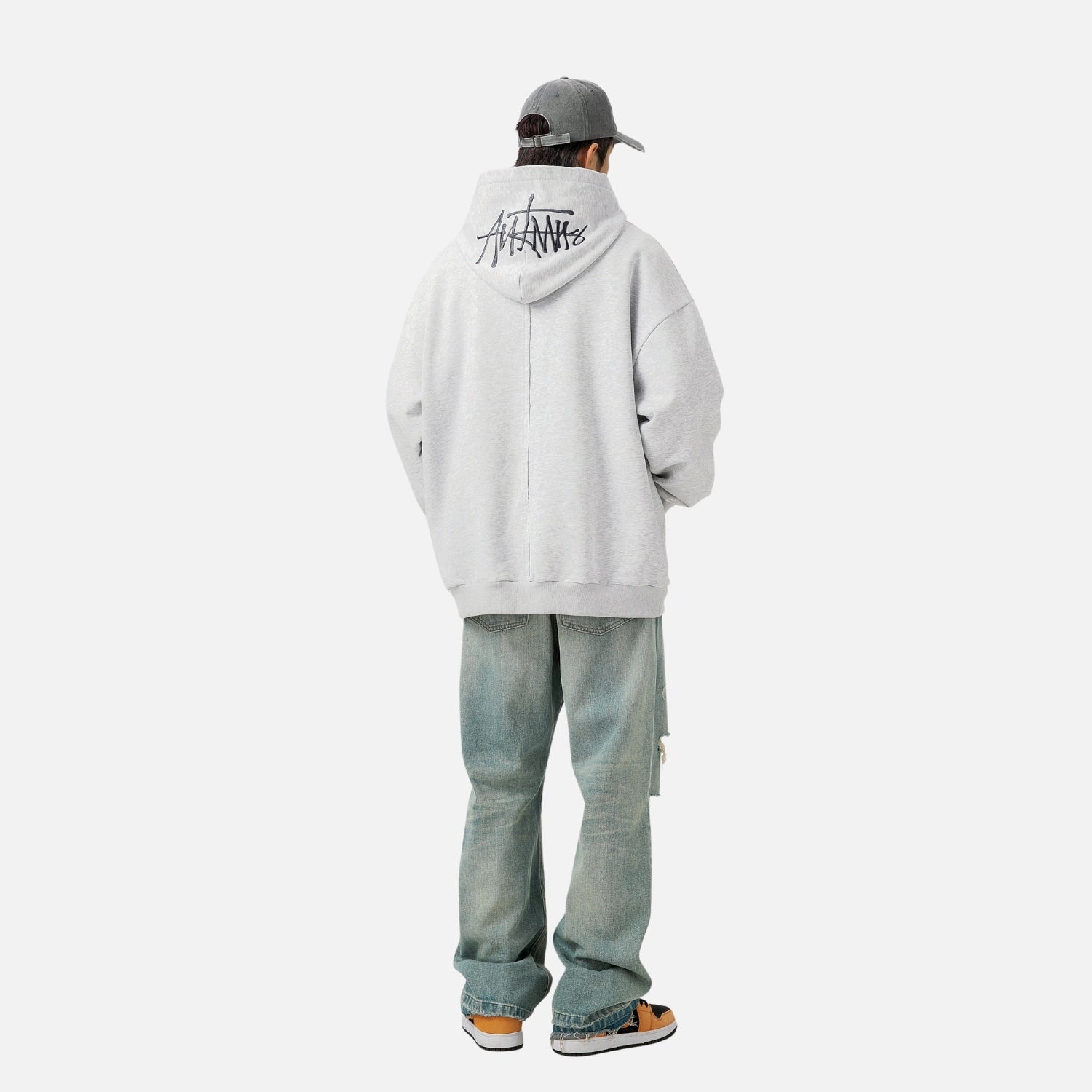 Heavyweight Hand-Drawn Embroidery Hoodie