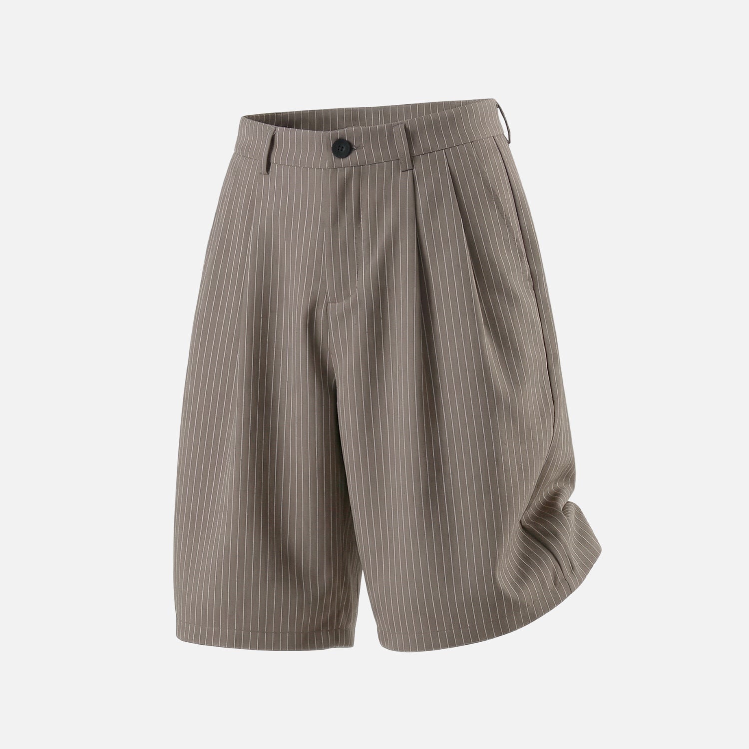 Vintage Striped Tailored Shorts