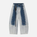 Gradient Washed Baggy Jeans
