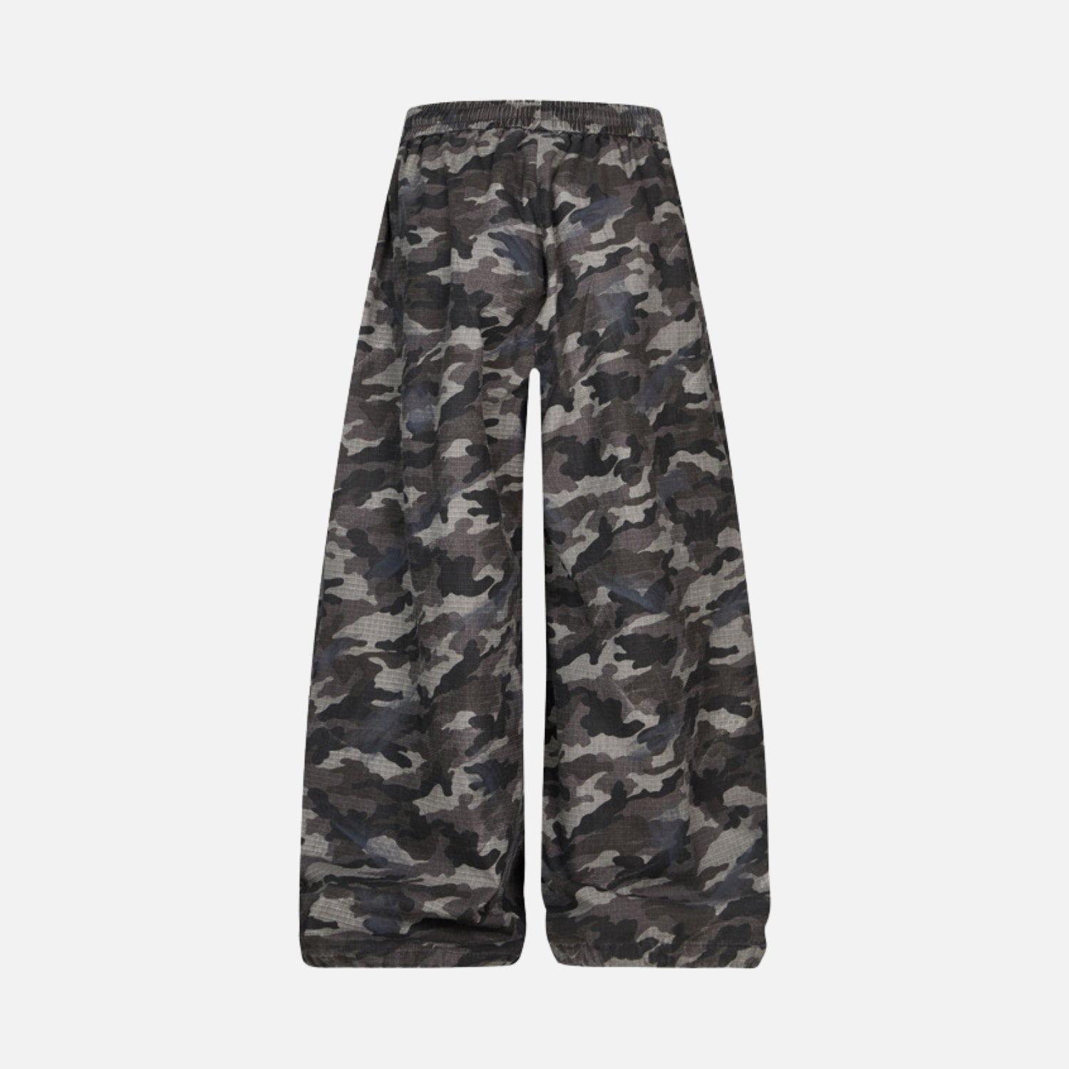 Camouflage Wide-Leg Pants