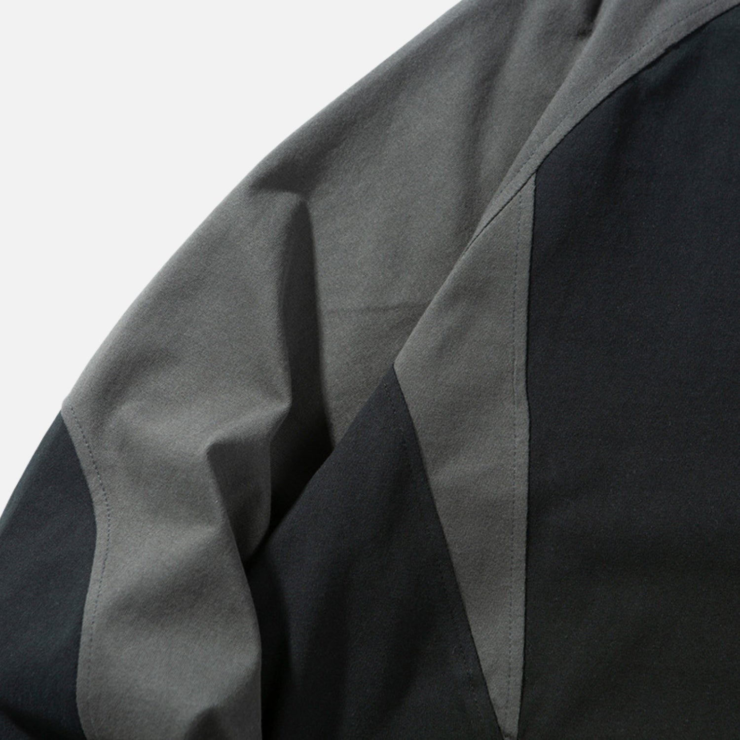 Colorblock Cotton Crewneck Sweatshirt