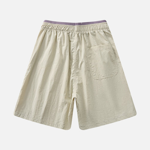 Shorts a blocchi di colore con doppia vita