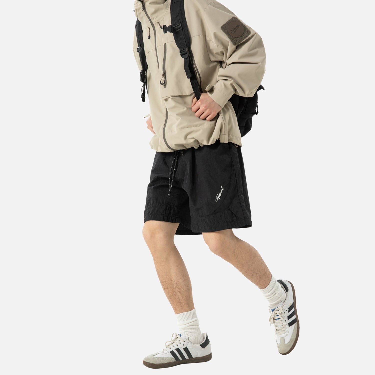 Mesh Panel Breathable Shorts