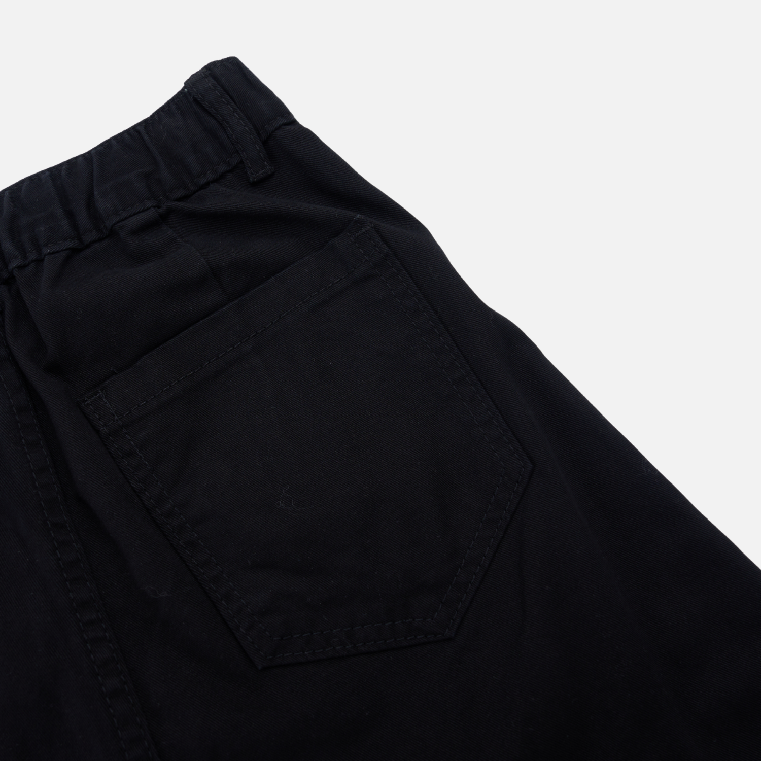 Pendant Detail Slant Cargo Baggy Pants