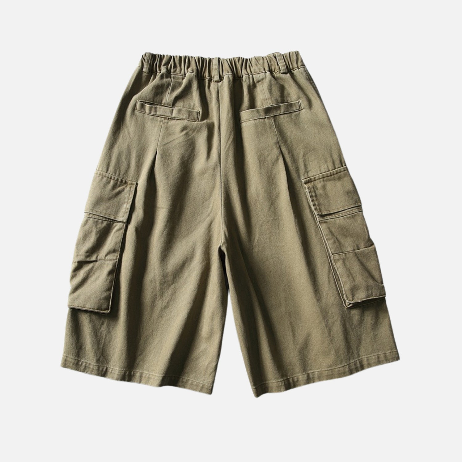 Detachable Plaid Cargo Shorts