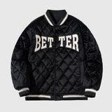 Japanese College Style Loose-Fit Baseball Jacket