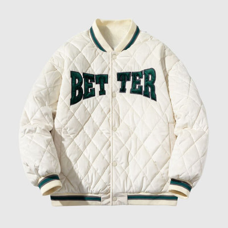 Japanese College Style Loose-Fit Baseball Jacket