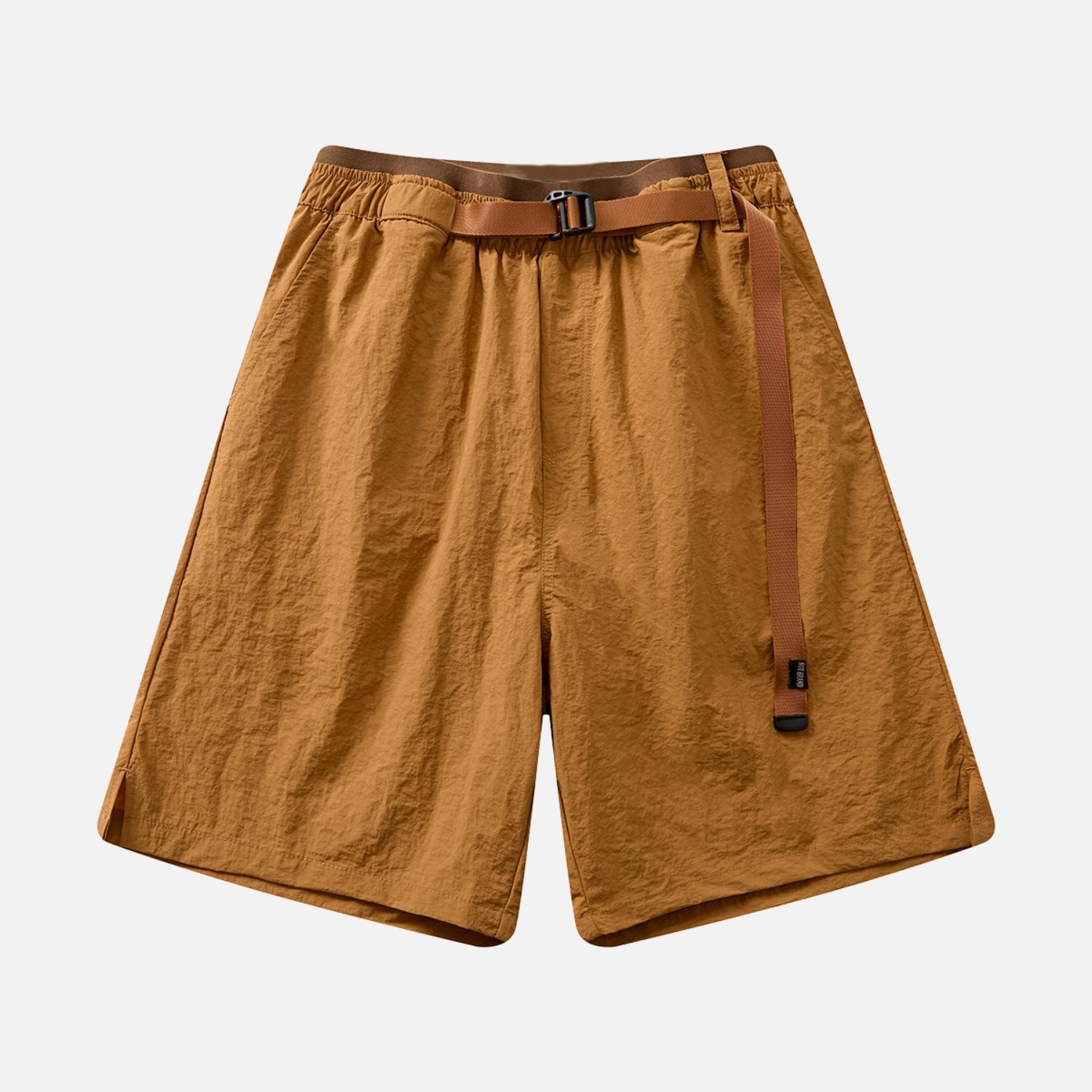Colorblock Double-Waist Shorts