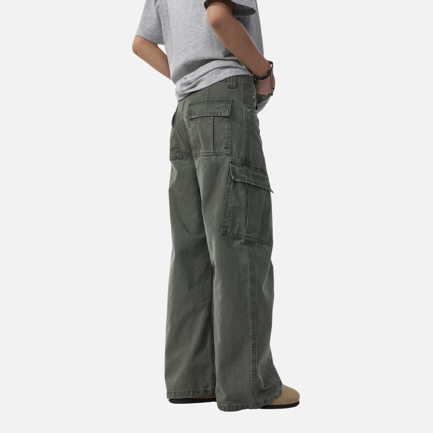 Vintage Slant Baggy Pants
