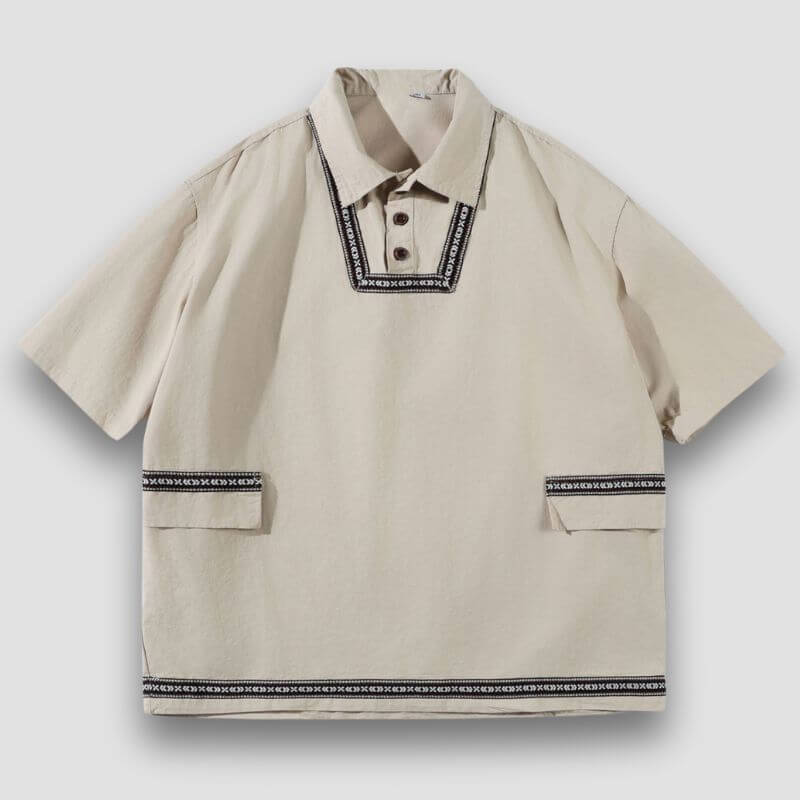 Japanische Vintage Ethnische Web-Shirts