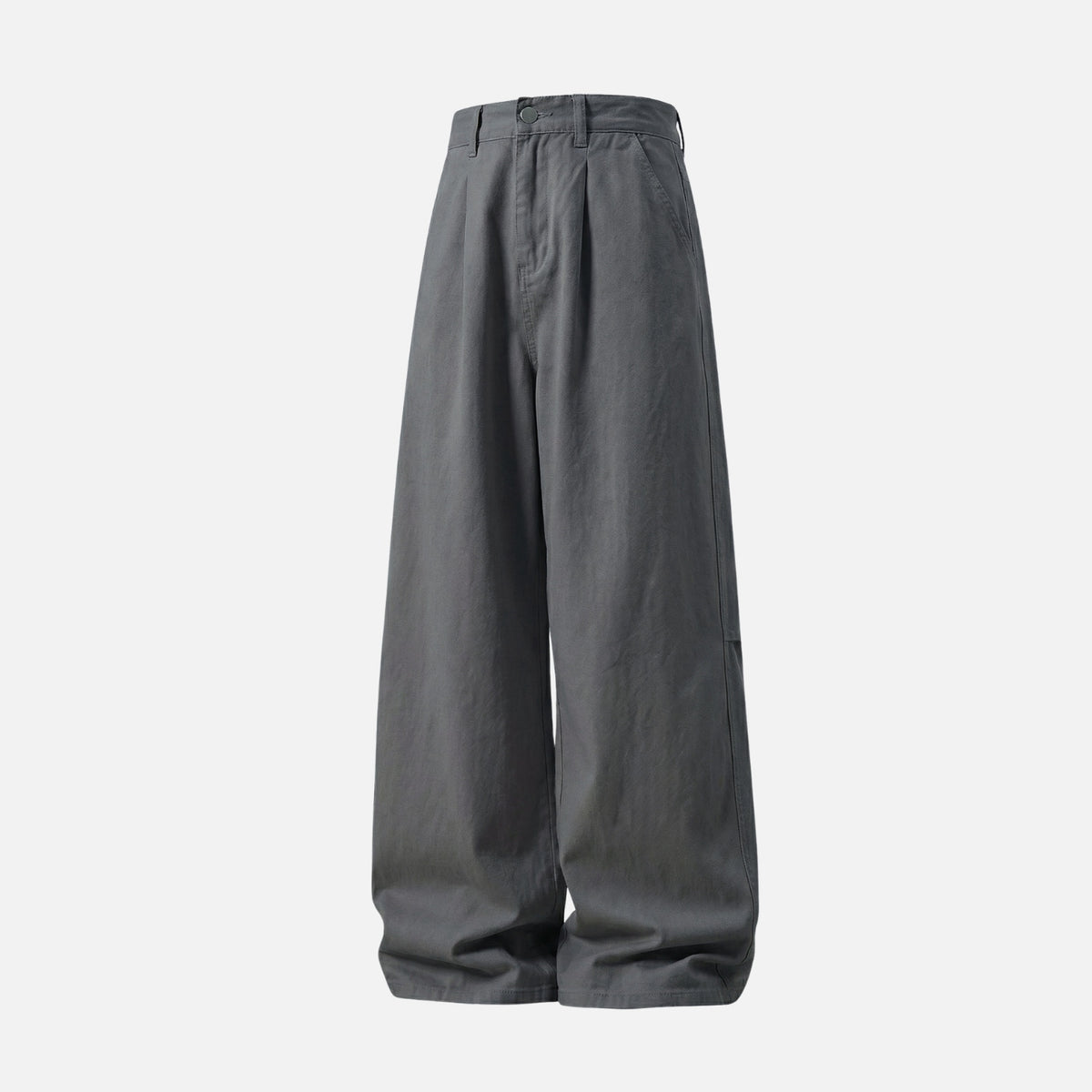 Japanese Vintage Pleated Straight-Leg Pants