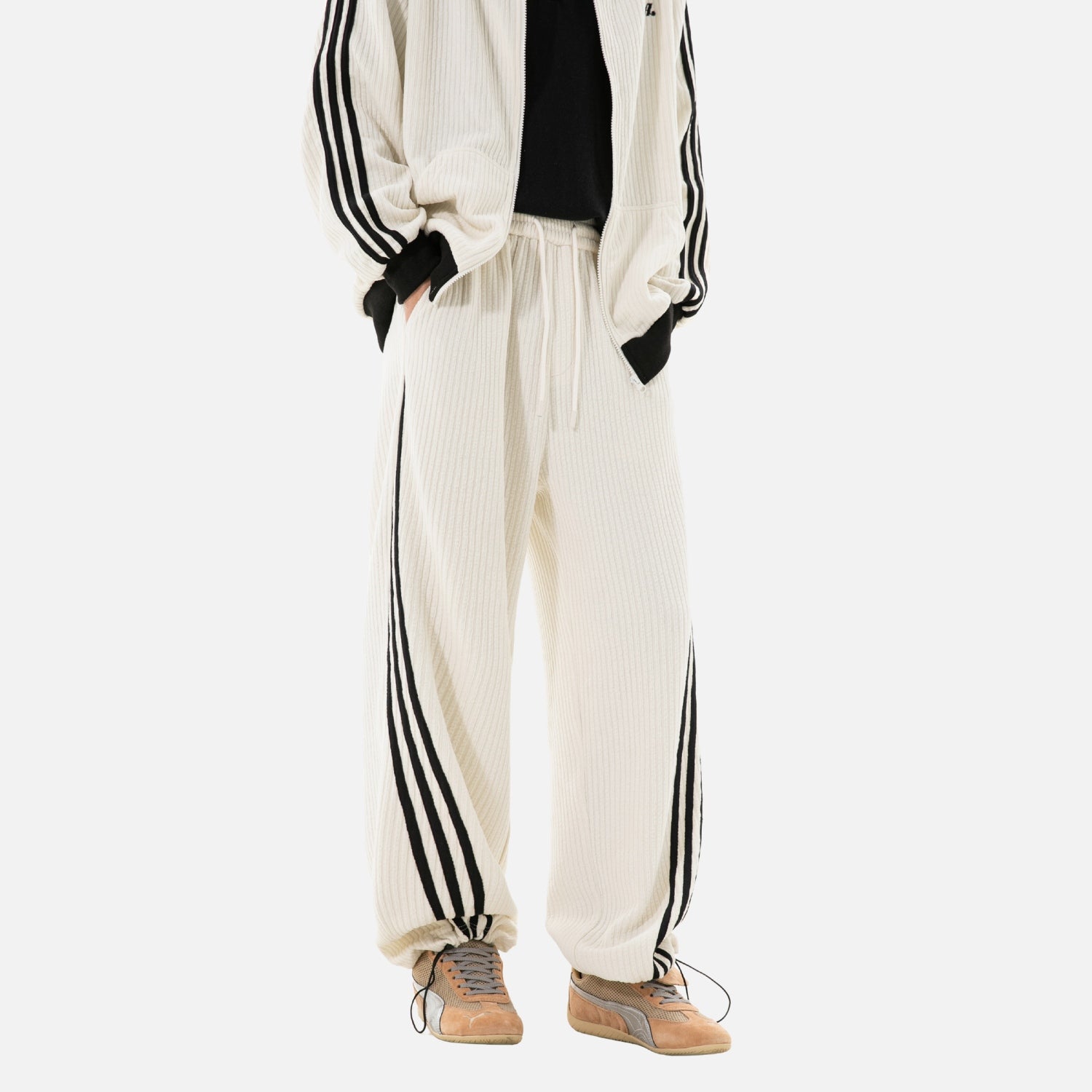 Heavyweight Contrast Track Pants