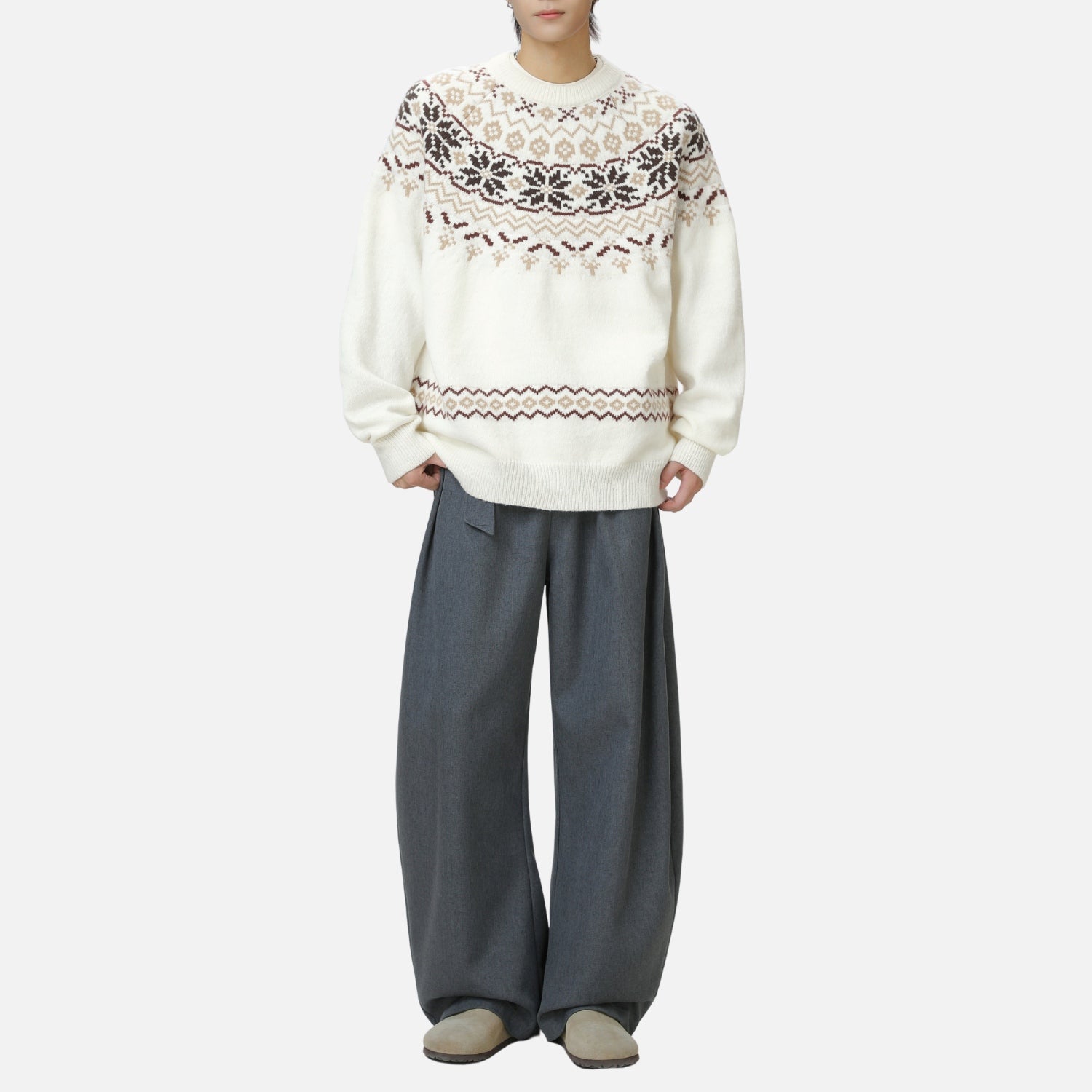 Fair Isle Knit Sweater