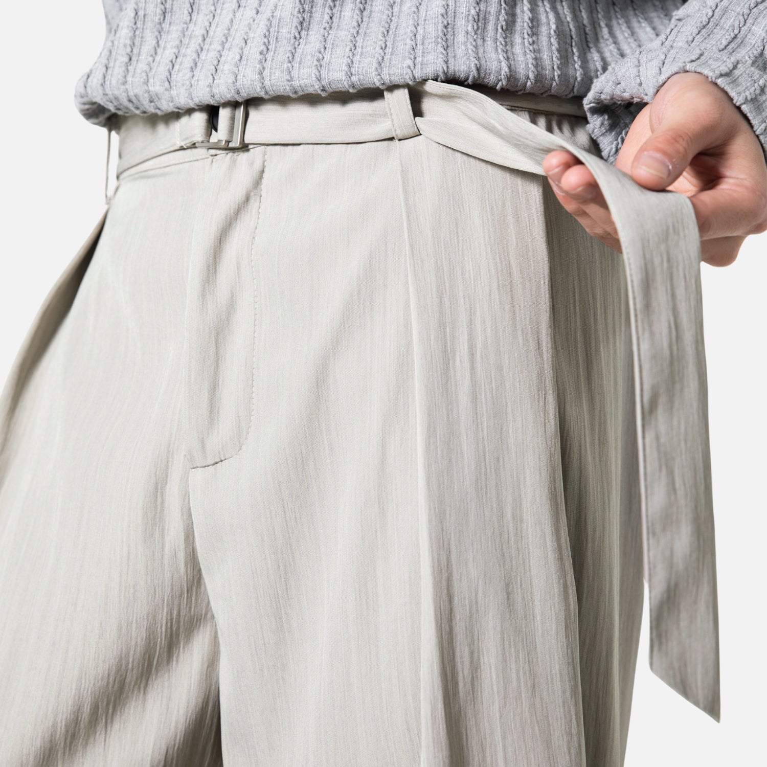 Japanese Wrinkled Texture Trousers