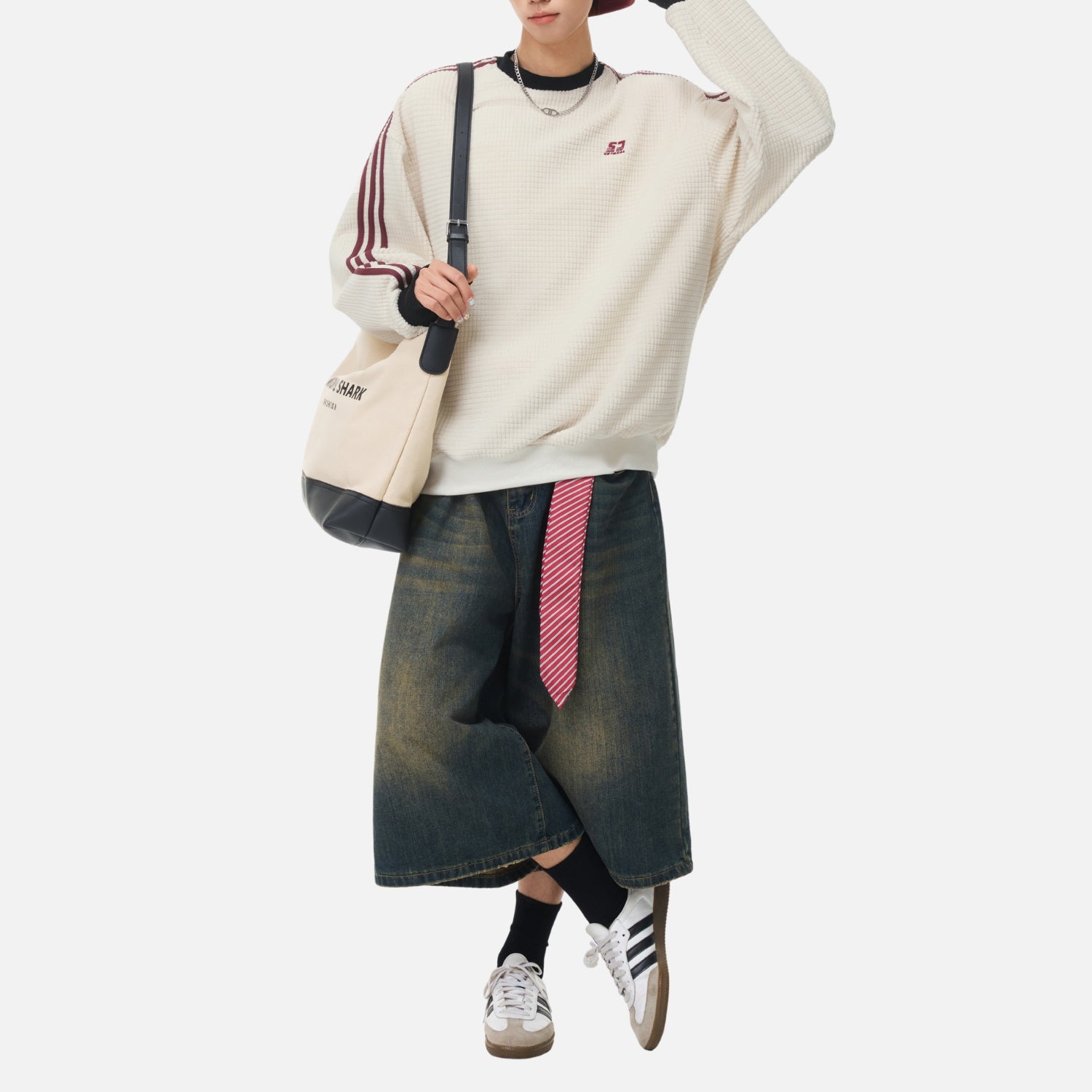 Heavyweight Waffle Sweatshirt