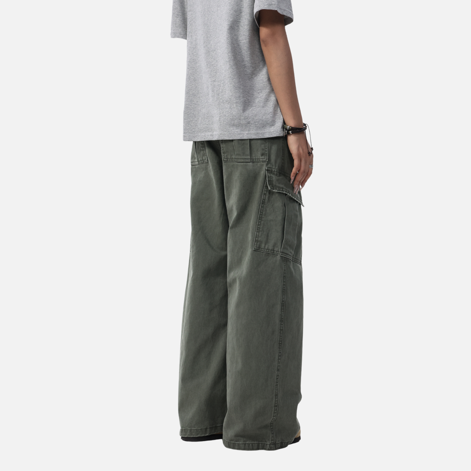 Vintage Slant Baggy Pants