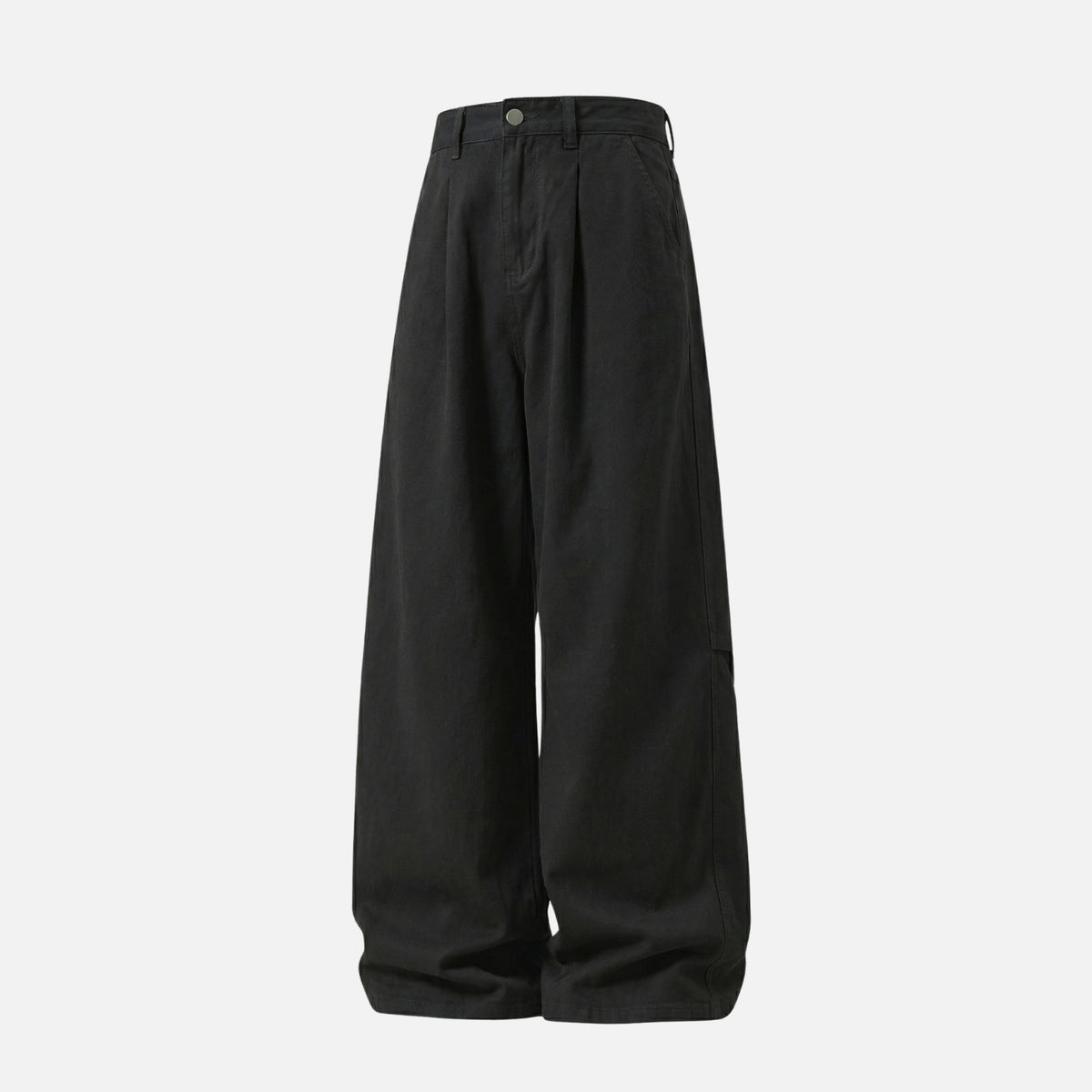 Japanese Vintage Pleated Straight-Leg Pants