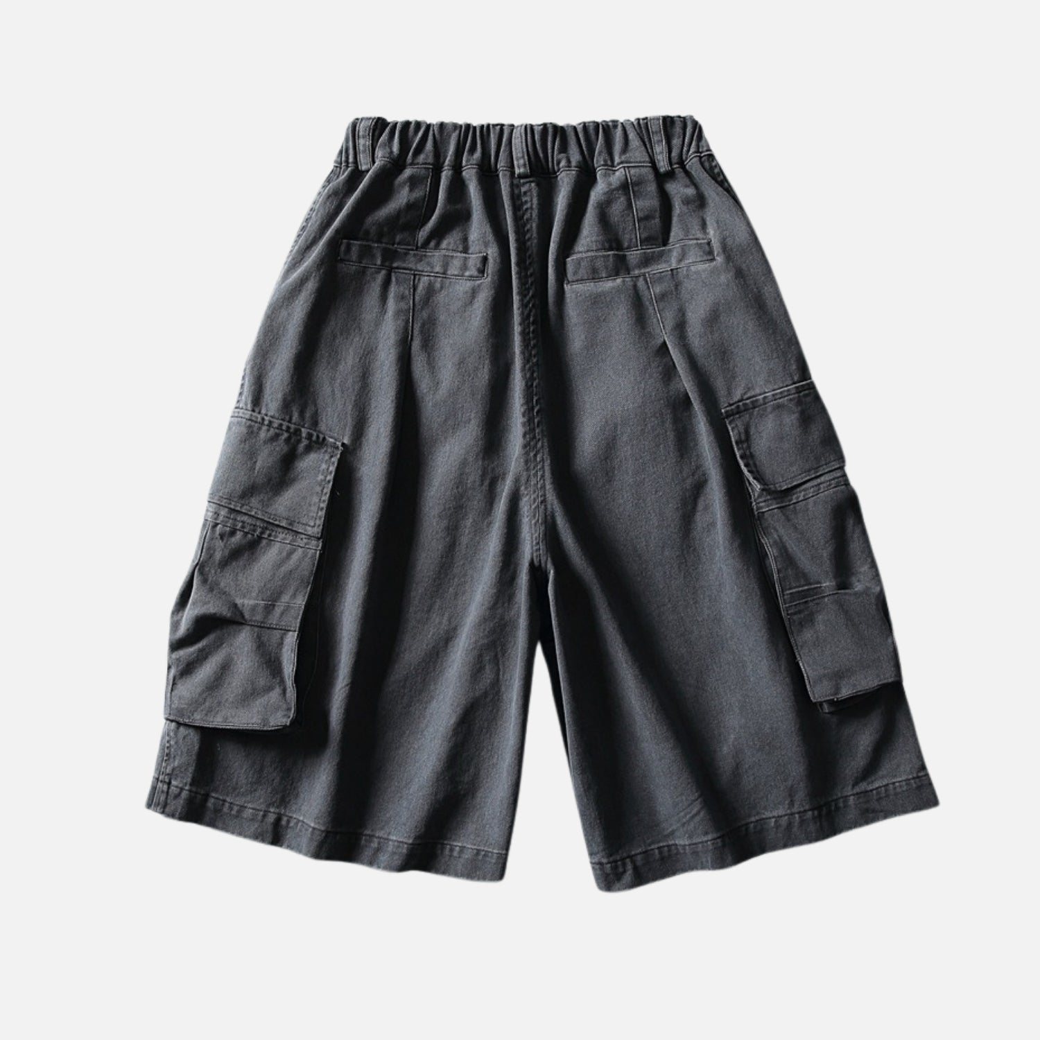 Detachable Plaid Cargo Shorts