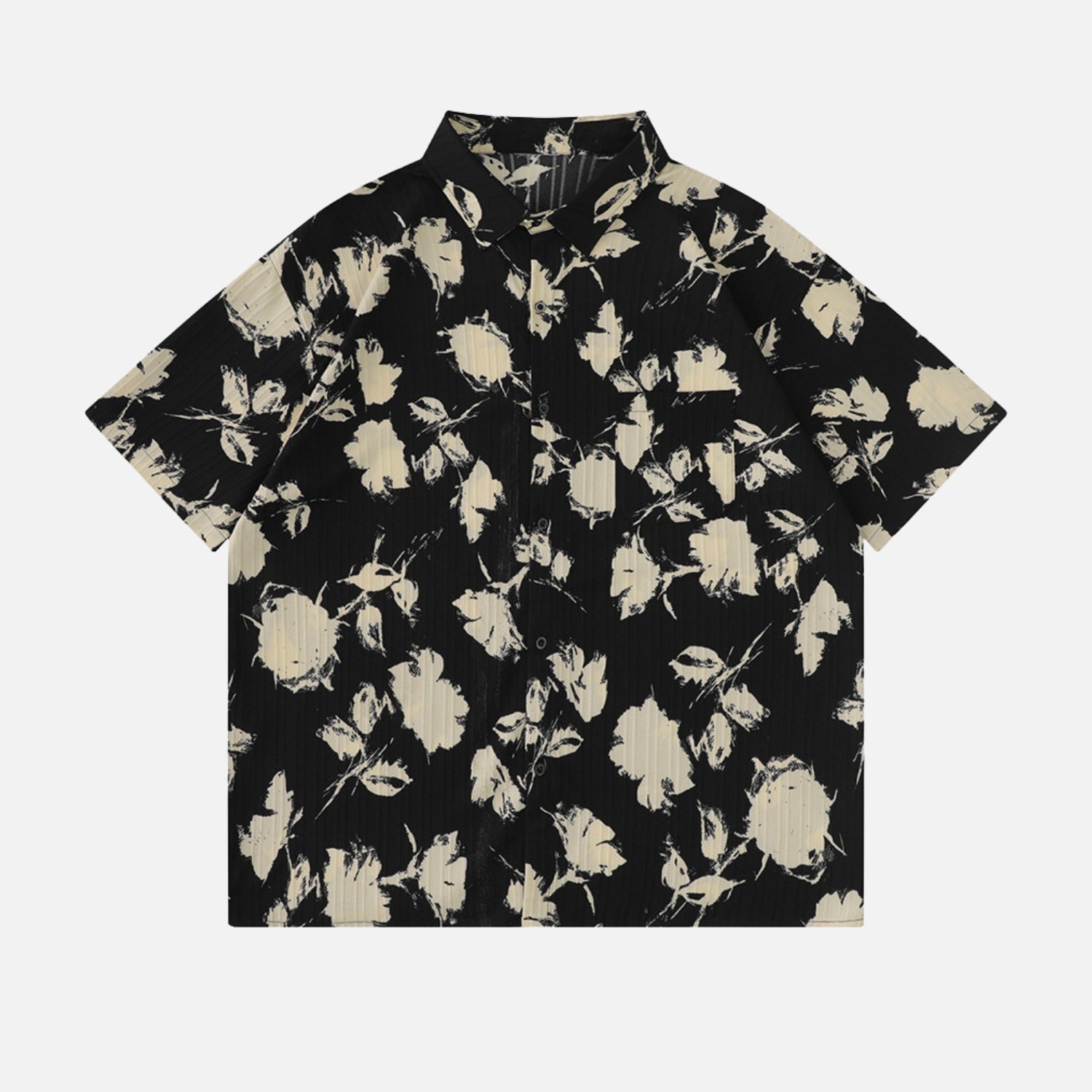 Vintage Floral Short Sleeve Shirt